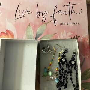 Lot of 3 pairs of earrings